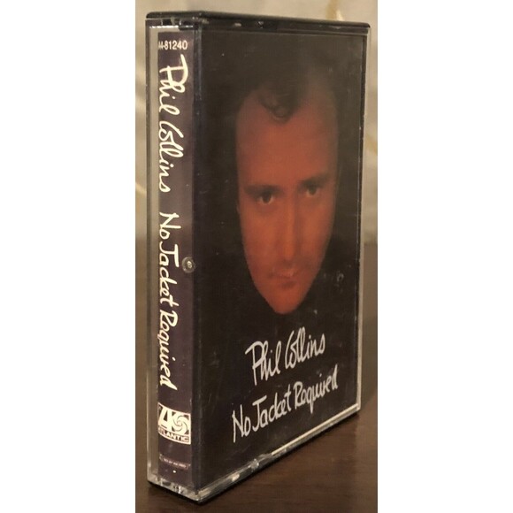 Phil Collins No Jacket Required Audio Cassette Tape 1985 Atlantic Records Music - Picture 2 of 8